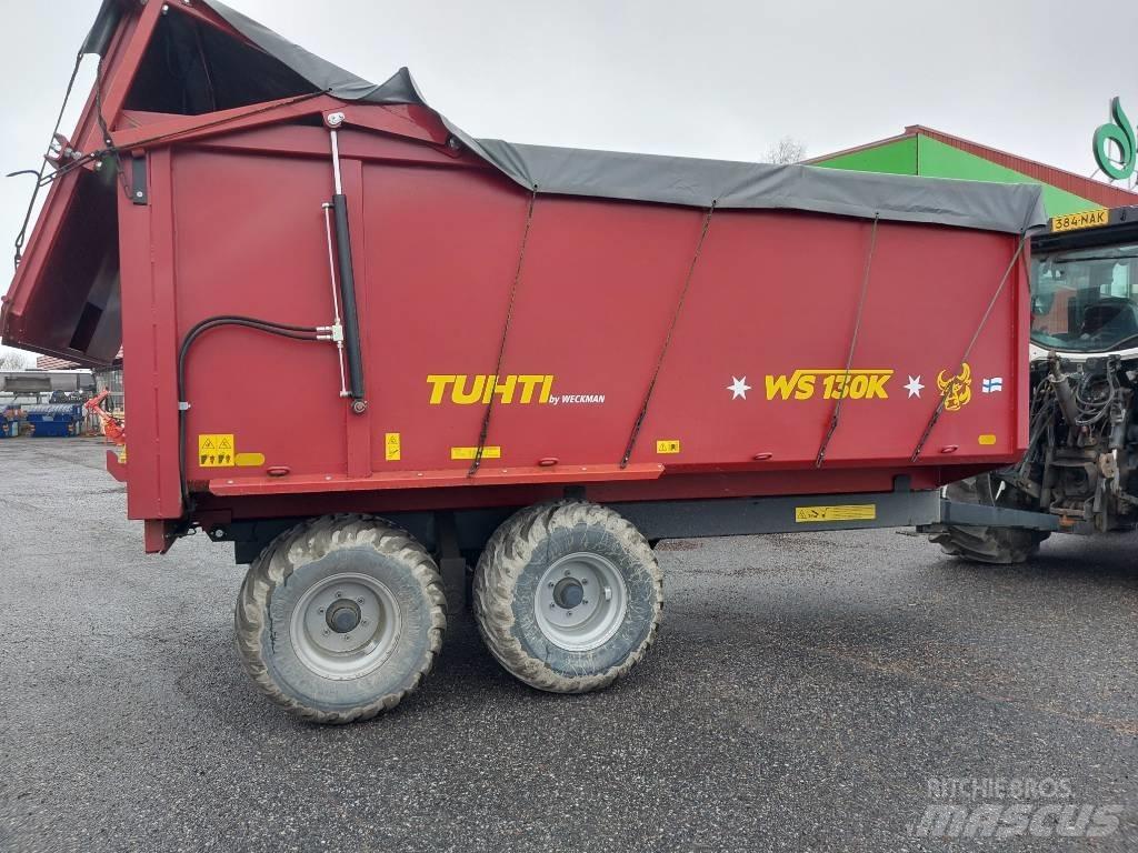 Tuhti WS 130K Graudu pārkraušanas piekabes