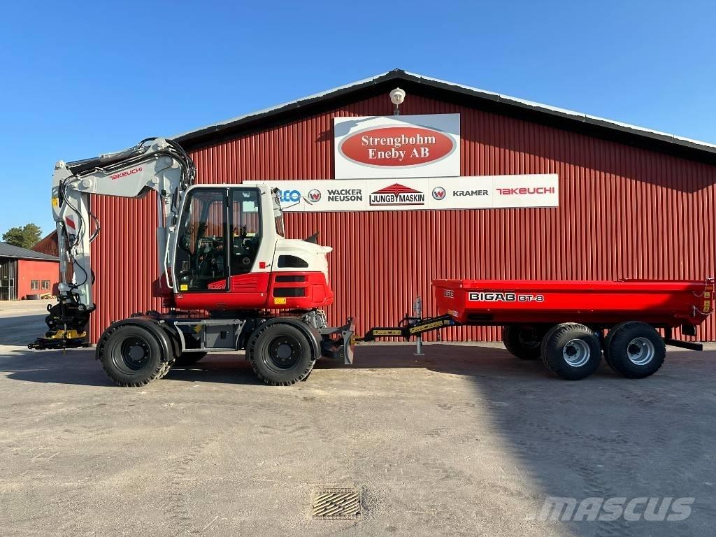 Takeuchi TB 395 W Ekskavatori uz riteņiem