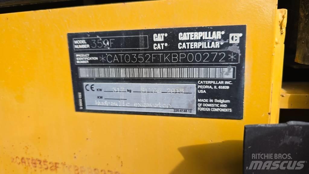 CAT 352 F Kāpurķēžu ekskavatori