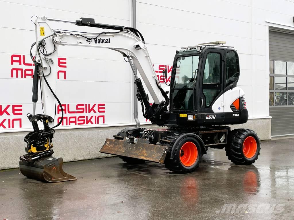Bobcat E 57 W Ekskavatori uz riteņiem
