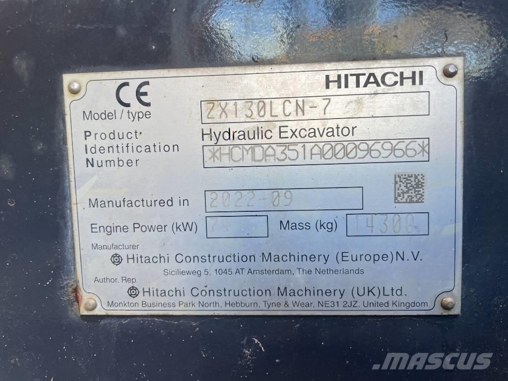 Hitachi ZX 130 LCN-7 Kāpurķēžu ekskavatori