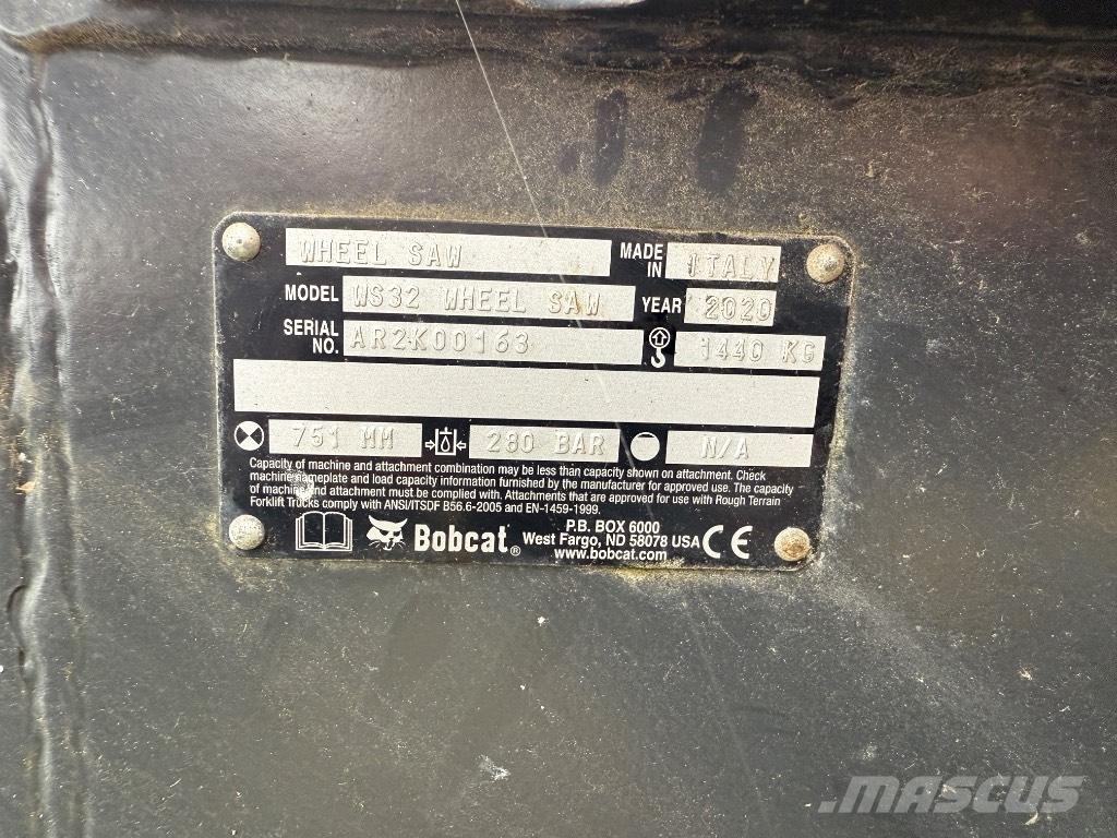 Bobcat WS 32 Citas sastāvdaļas