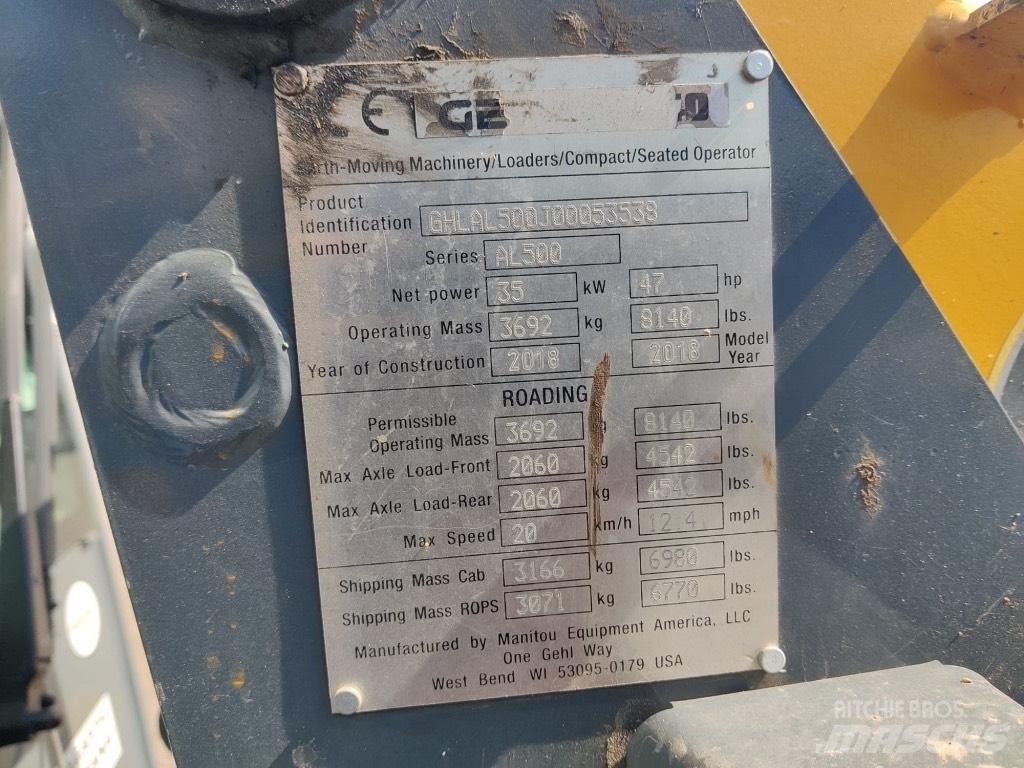 Gehl AL 540 Iekrāvēji uz riteņiem