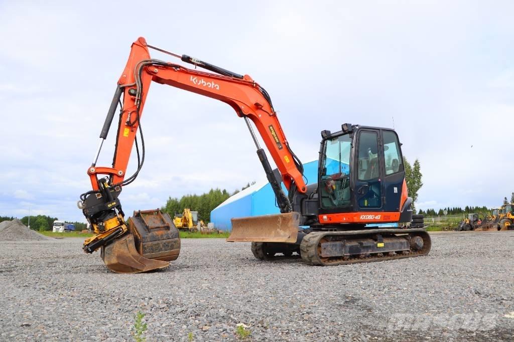 Kubota KX080-4a Vidēja lieluma ekskavatori 7 t - 12 t