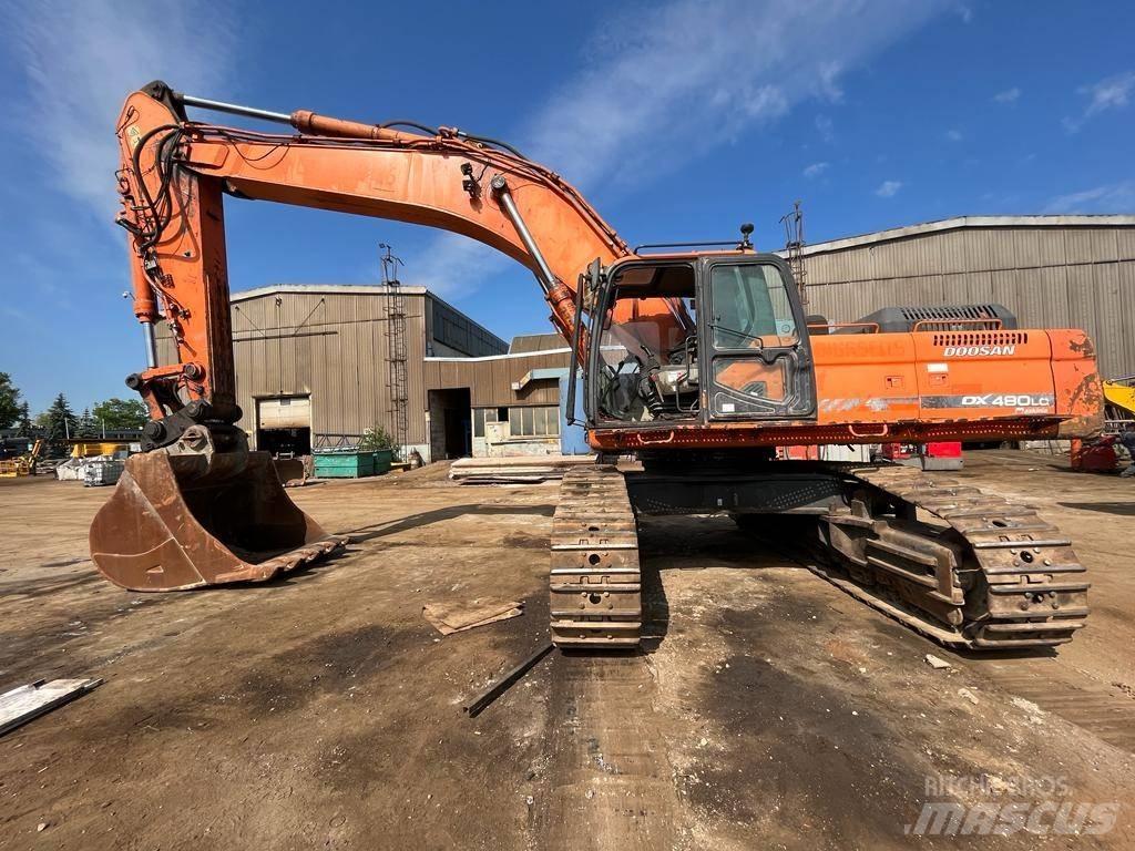 Doosan DX 480 LC Kāpurķēžu ekskavatori