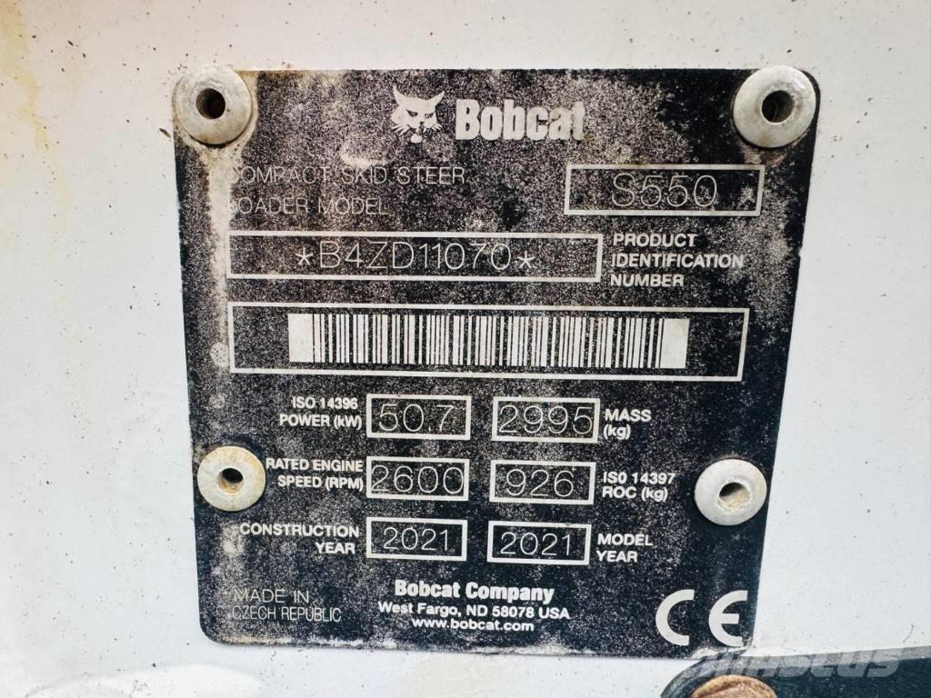 Bobcat S 550 Lietoti riteņu kompaktiekrāvēji