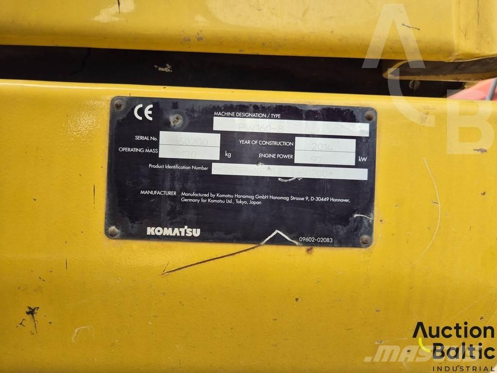 Komatsu PW160 Ekskavatori uz riteņiem