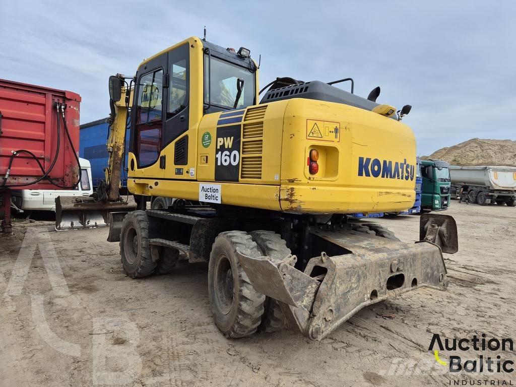 Komatsu PW160 Ekskavatori uz riteņiem