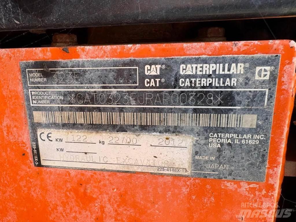 CAT 323E Kāpurķēžu ekskavatori
