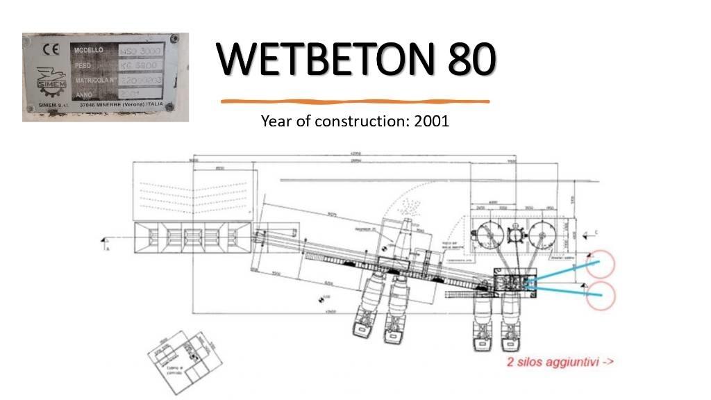  SIMEM WETBETON 80 Betona krātuves