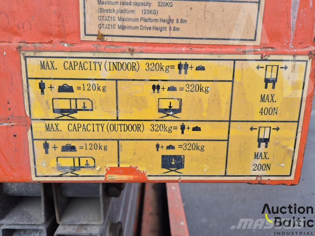 Sinoboom GTJZ1012 Šķerveida pacēlāji