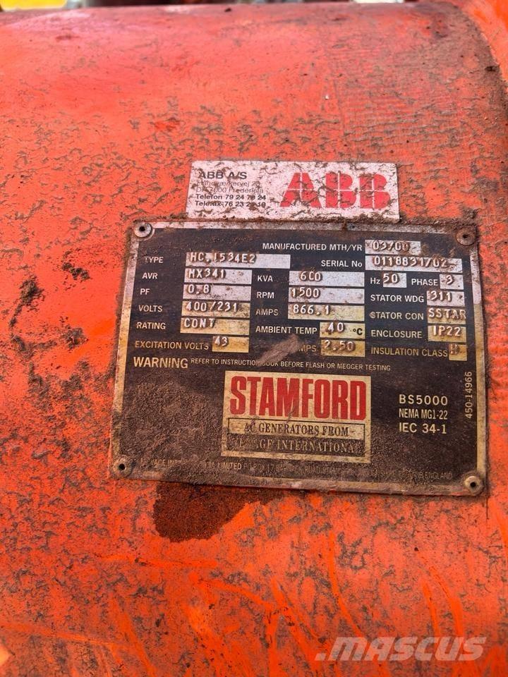 MAN BHKW 500 KVA Dīzeļģeneratori