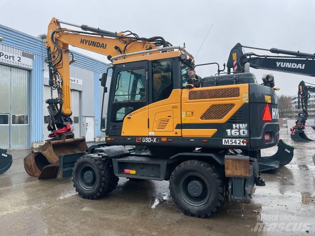 Hyundai HW160 Ekskavatori uz riteņiem
