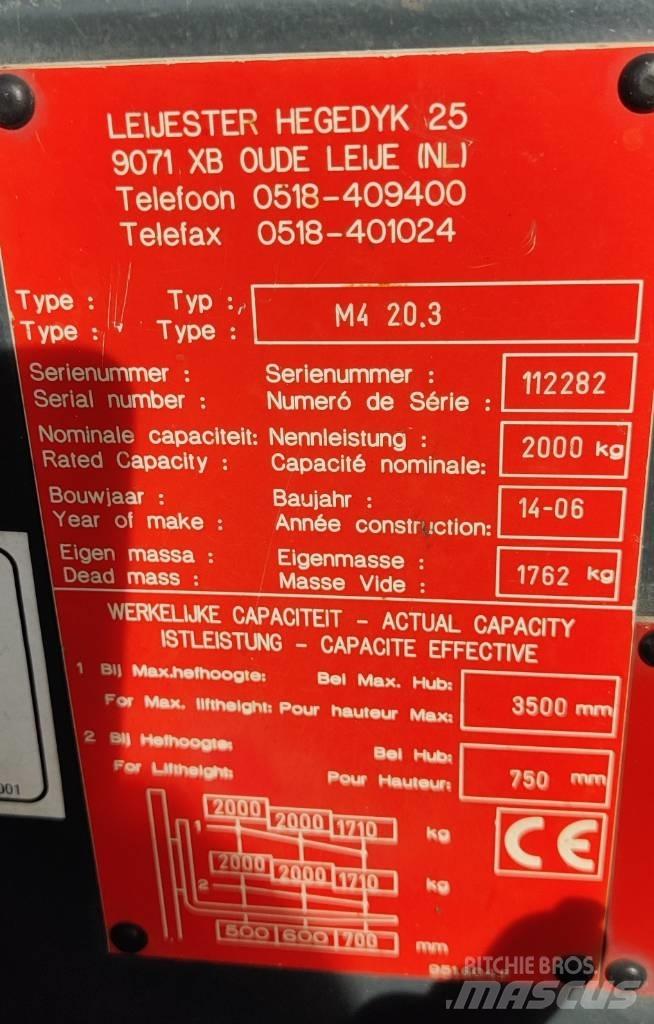 Moffett-kooi M4 Kravas mašīnām piestiprināmie pacēlāji