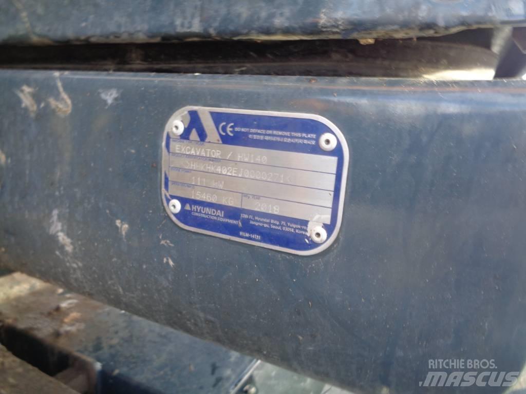 Hyundai HW 140 Ekskavatori uz riteņiem