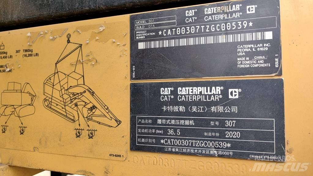 CAT 2020 CAT 307 Mini ekskavatori < 7 t