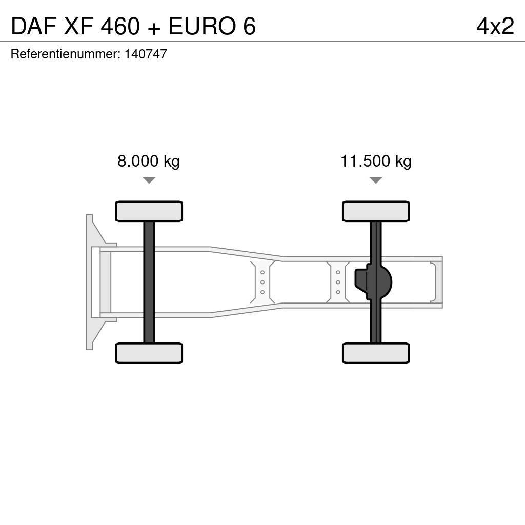 DAF XF 460 + EURO 6 Vilcēji