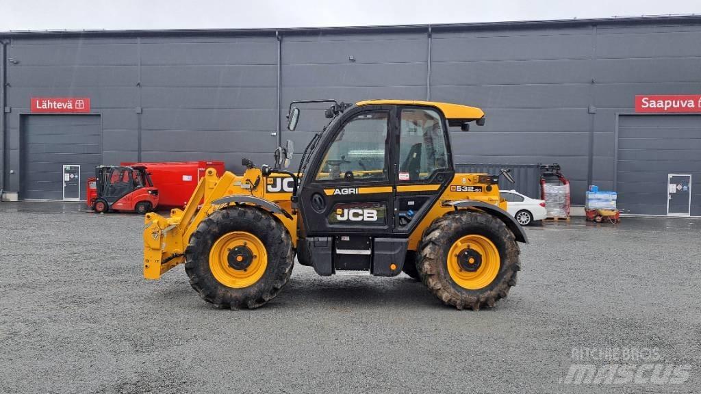 JCB 532-60 Agri Lauksaimniecības pacēlāji