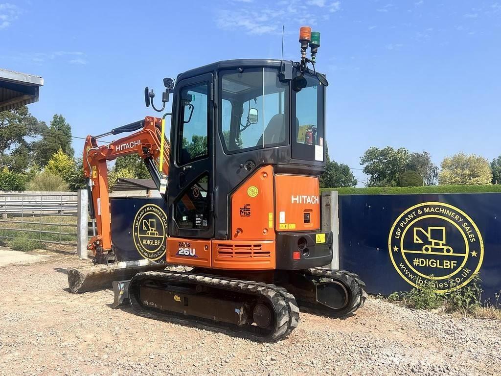 Hitachi ZX26U Īpašie ekskavatori