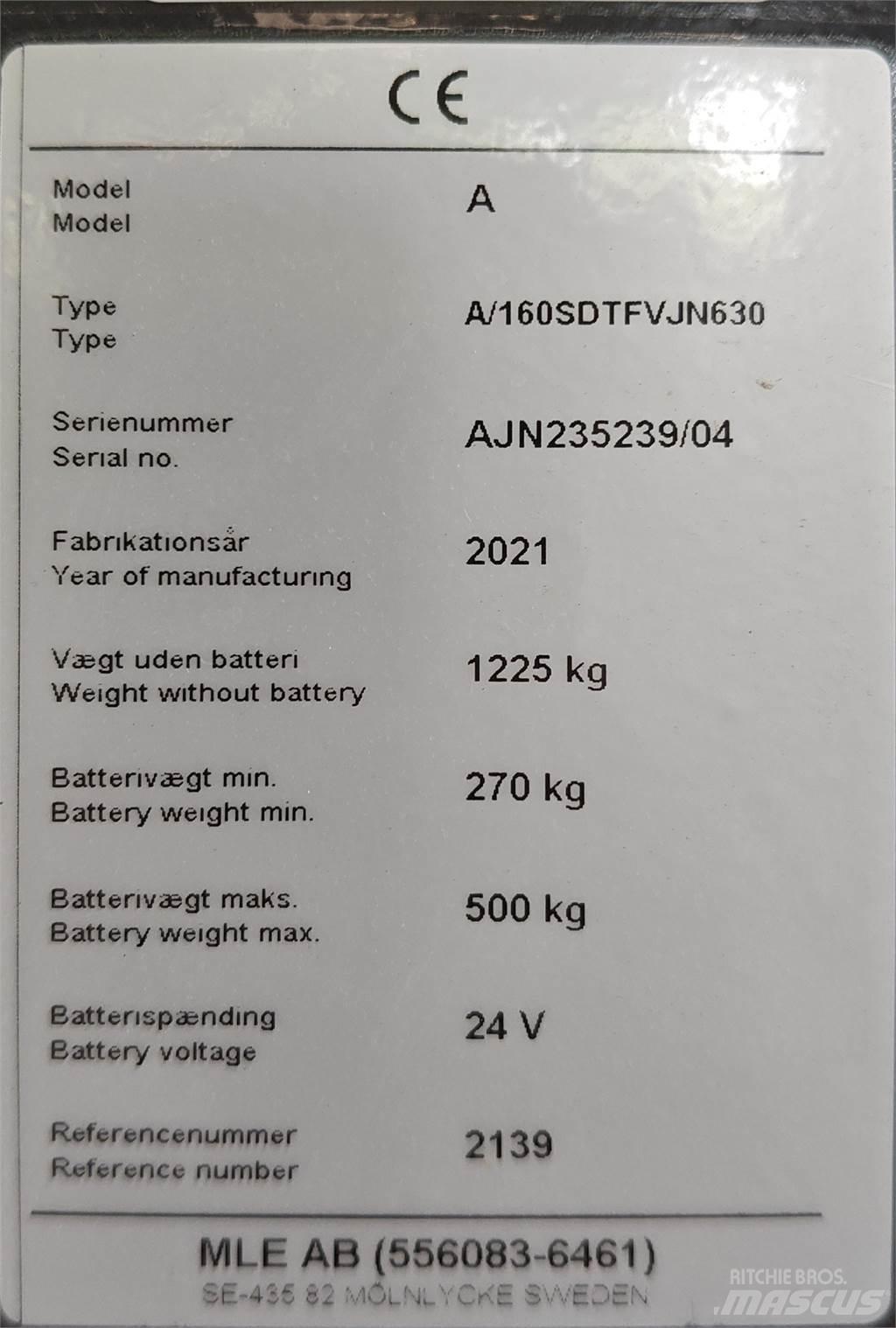 Atlet 160SDTFV Hidrauliskās stalažas ar platformu