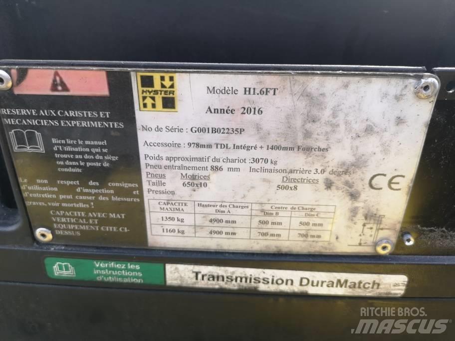 Hyster H 1.6 FT LPG tehnika
