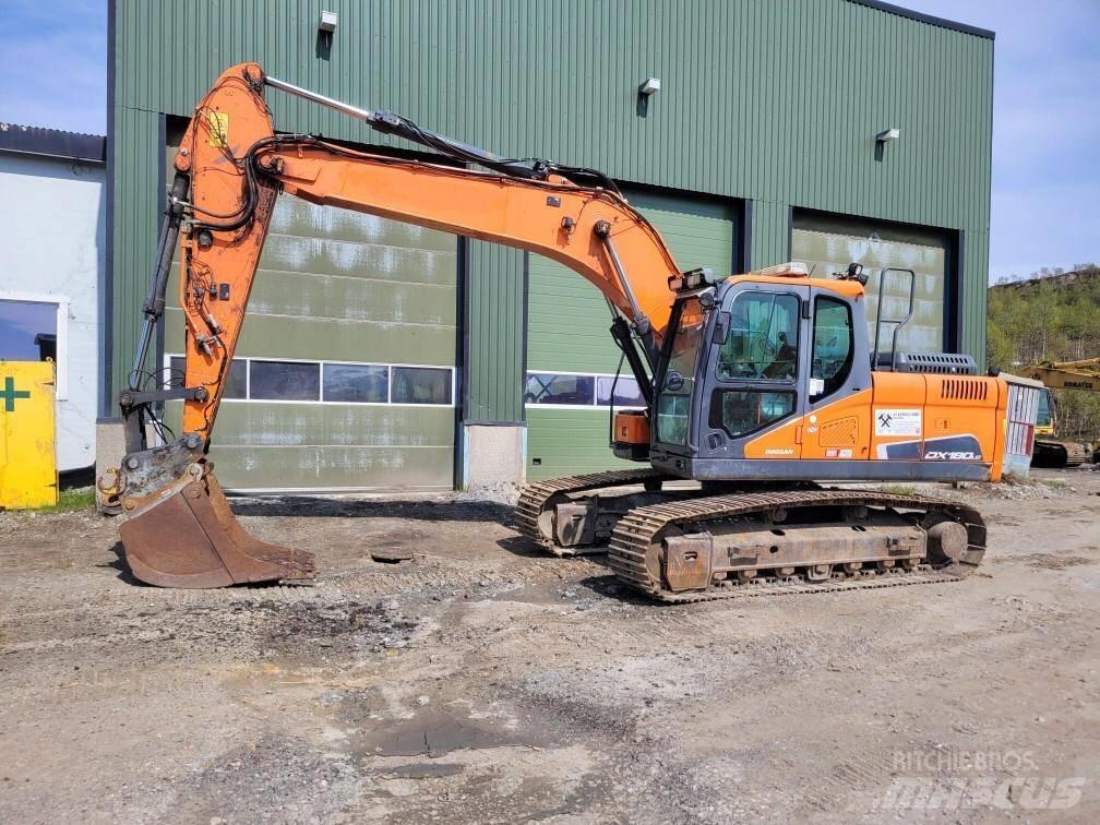 Doosan DX 180 LC Kāpurķēžu ekskavatori