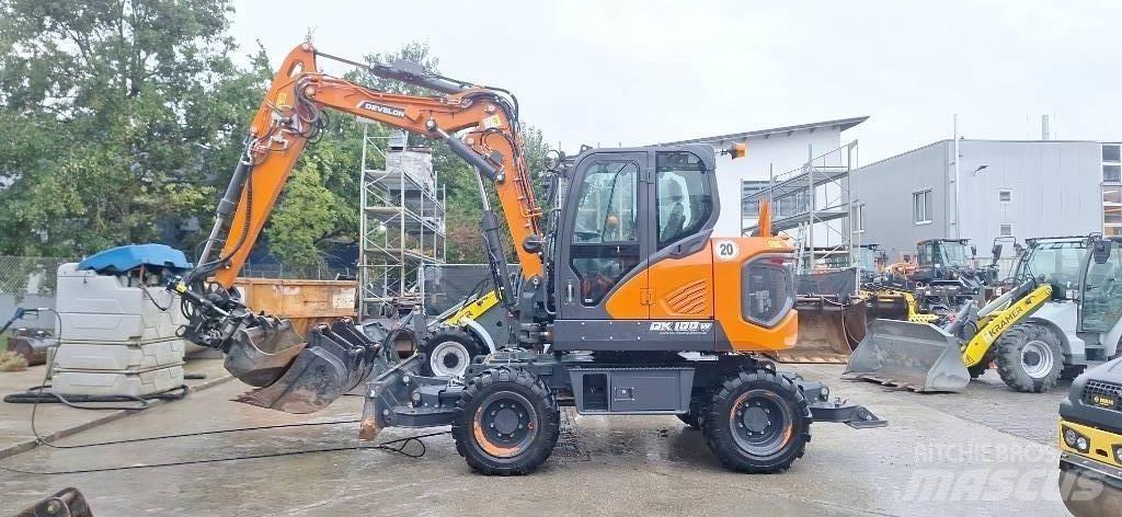 Doosan DX 100 W-7 Ekskavatori uz riteņiem