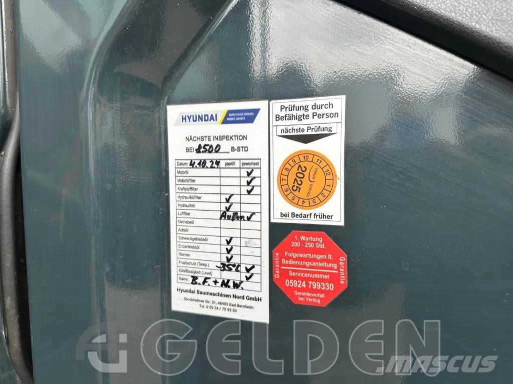 Hyundai HX220L Kāpurķēžu ekskavatori