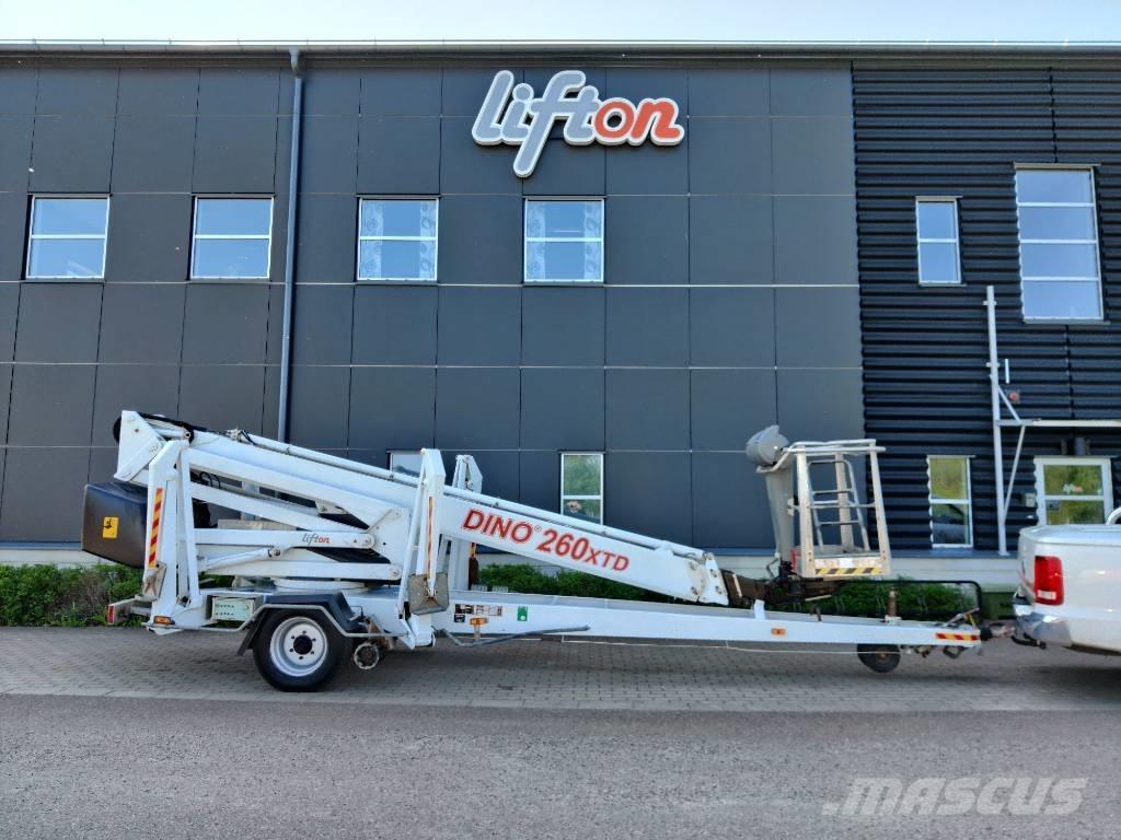 Dino 260 XTD Skylift Pacēlājplatformas - piekabes