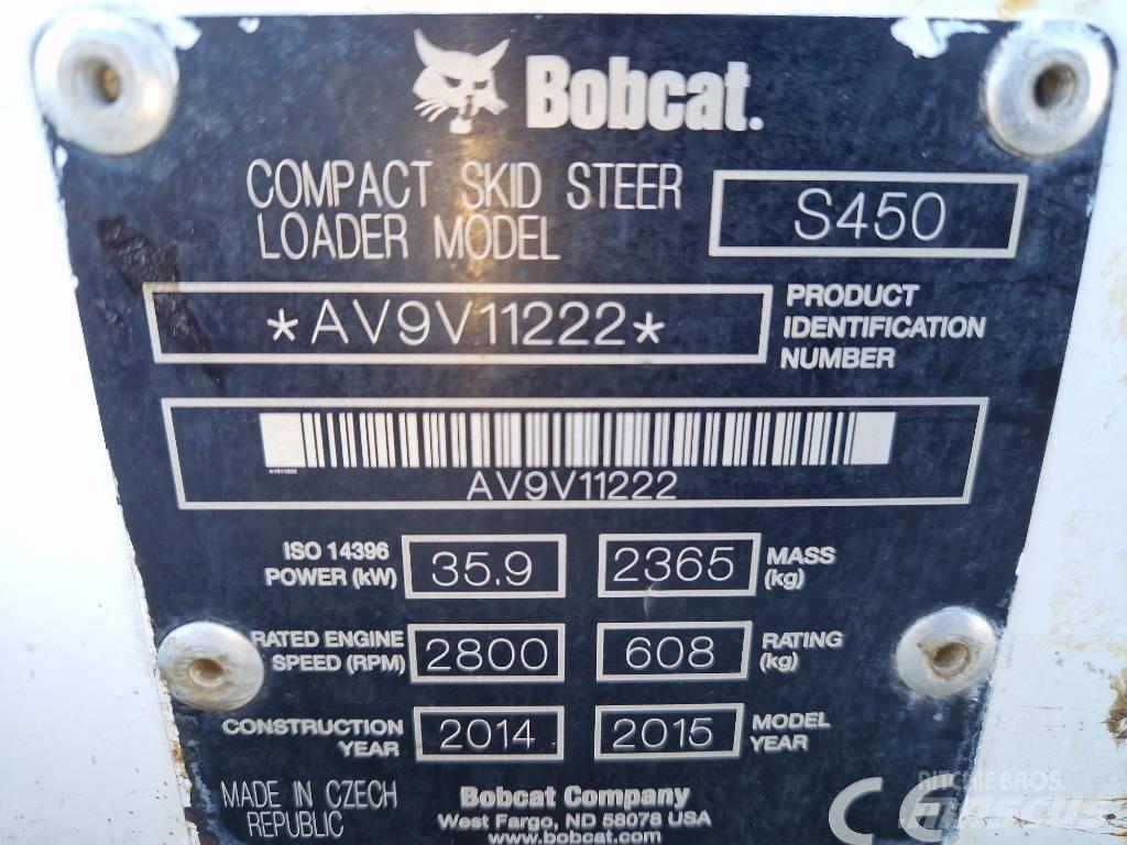 Bobcat S 450 Lietoti riteņu kompaktiekrāvēji