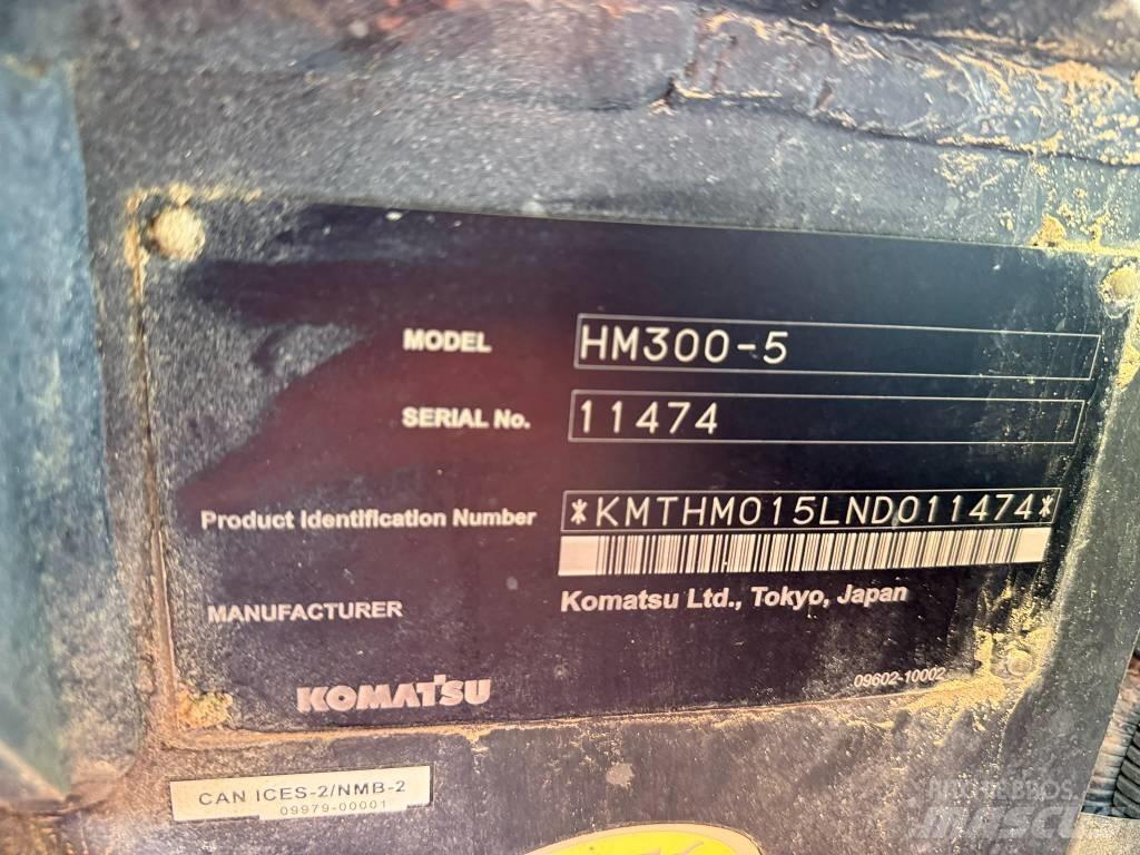 Komatsu HM300-5 Artikulētie pašizgāzēji
