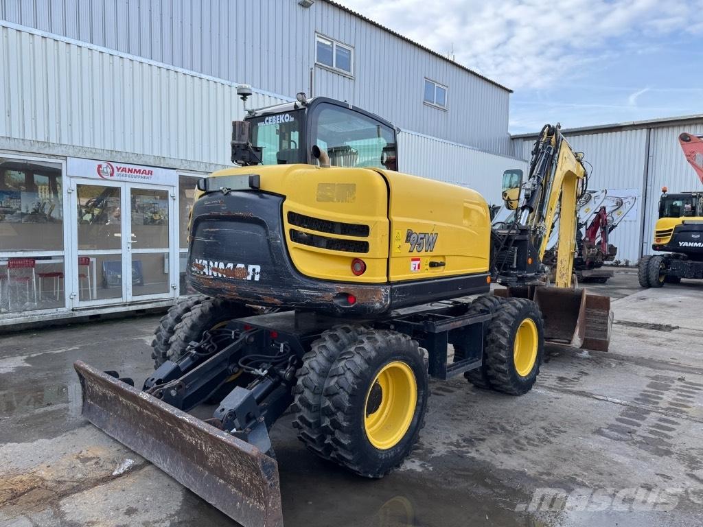 Yanmar B95W (40810) Ekskavatori uz riteņiem