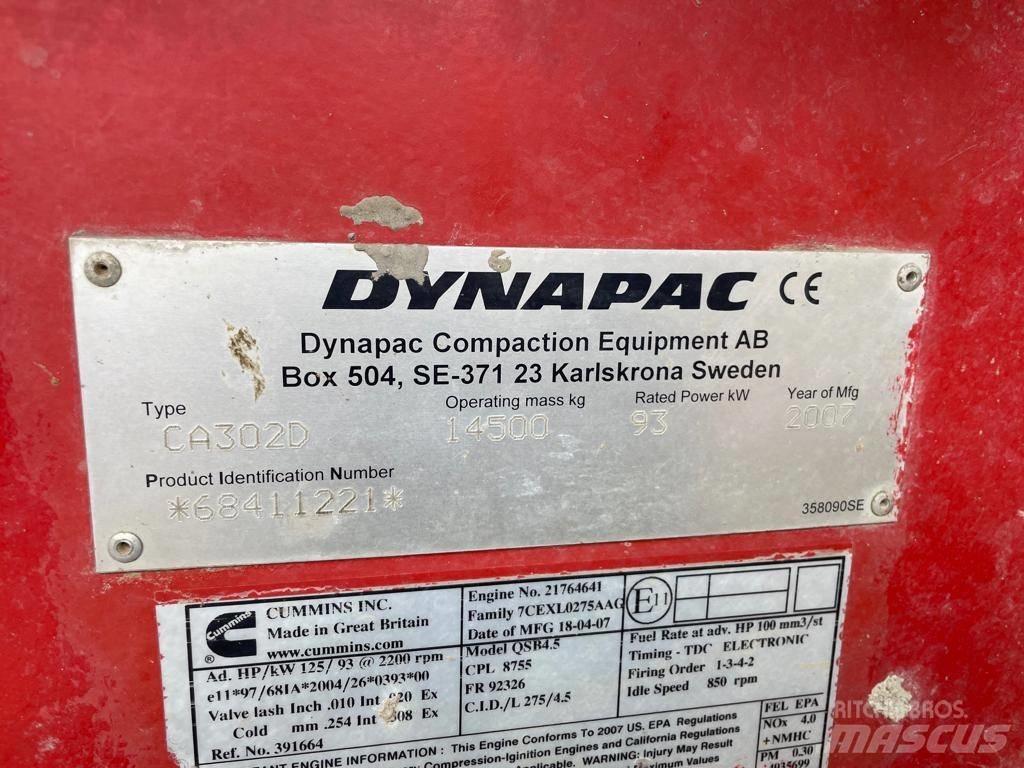 Dynapac CA 302 D Vienvalča grunts veltņi