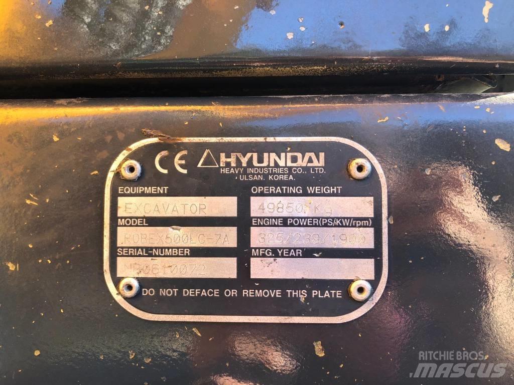 Hyundai R500LC-7A Kāpurķēžu ekskavatori