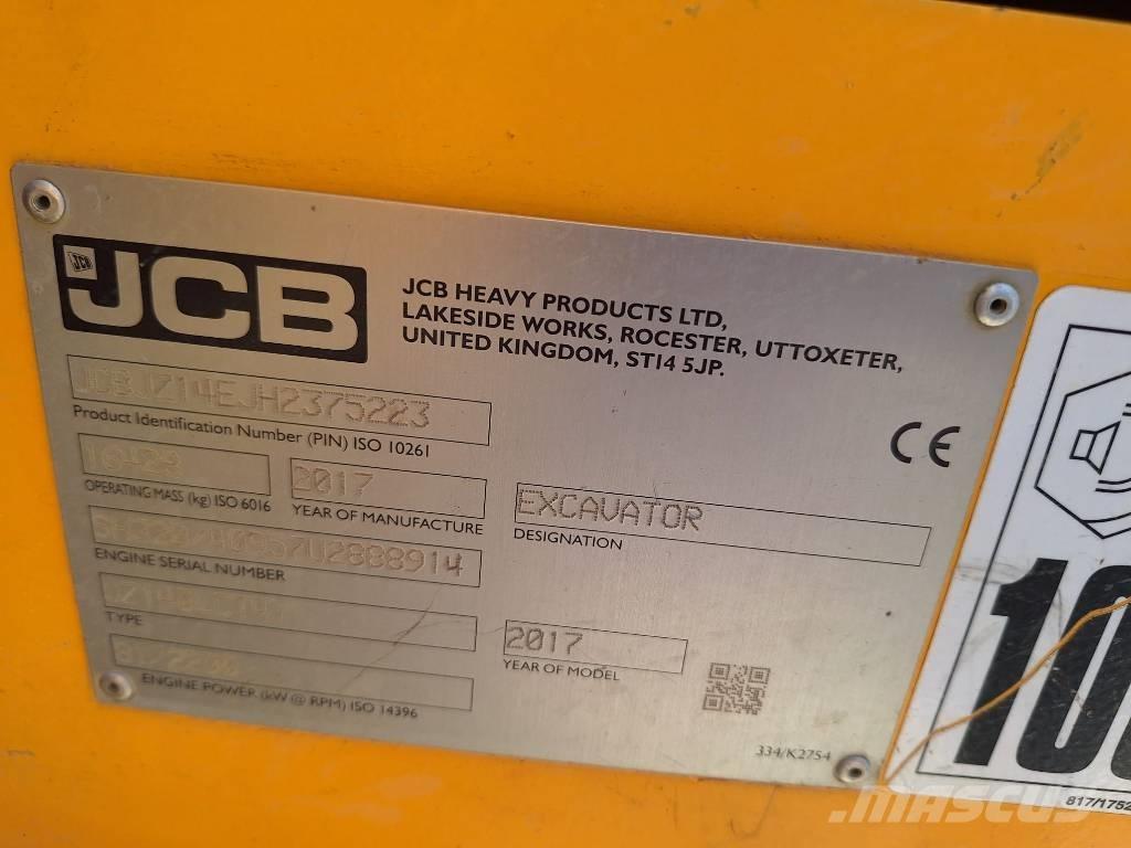 JCB JZ 140 LC Kāpurķēžu ekskavatori