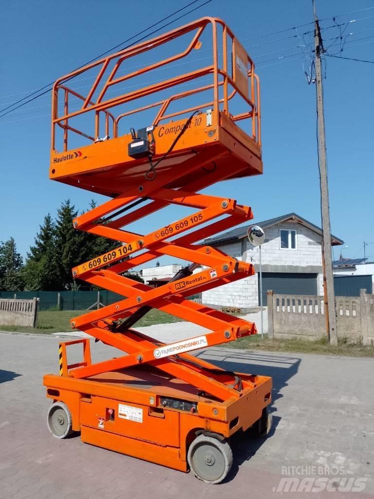 Haulotte Compact 10 Šķerveida pacēlāji