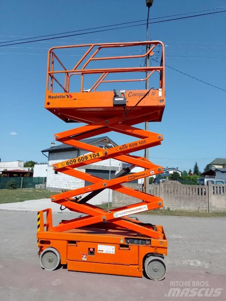 Haulotte Compact 10 Šķerveida pacēlāji