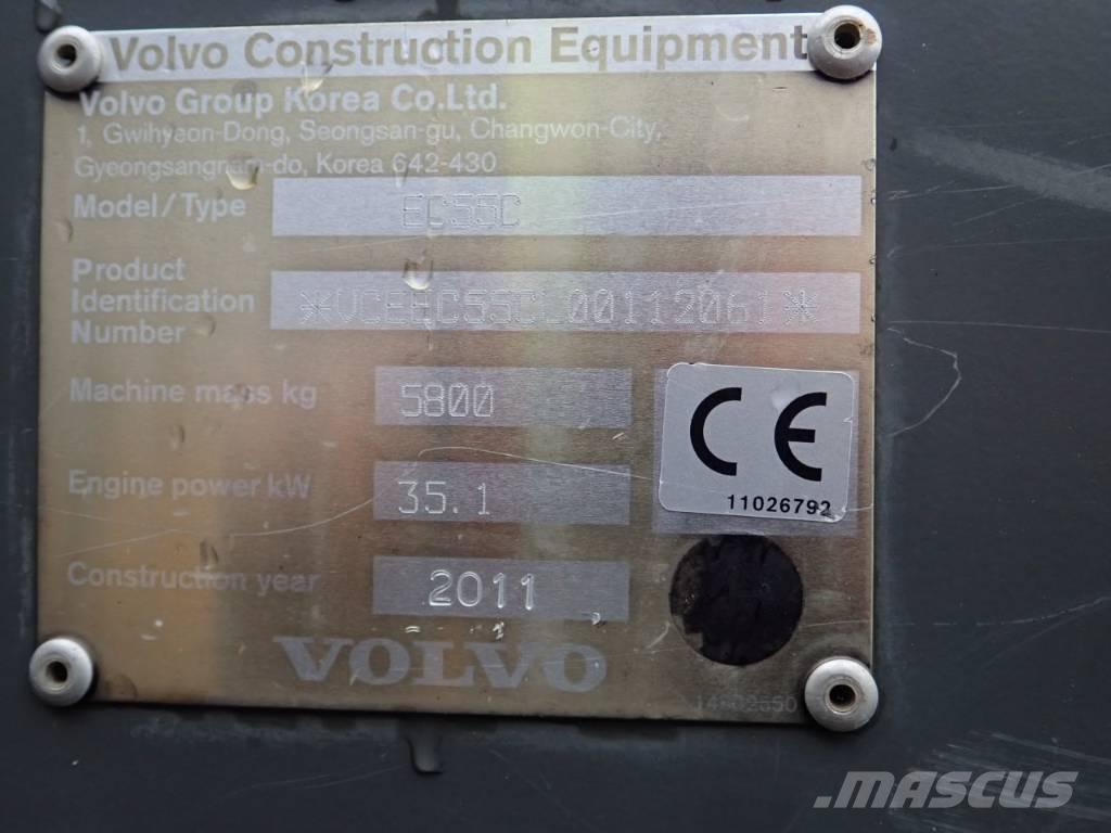 Volvo EC 55 C Mini ekskavatori < 7 t