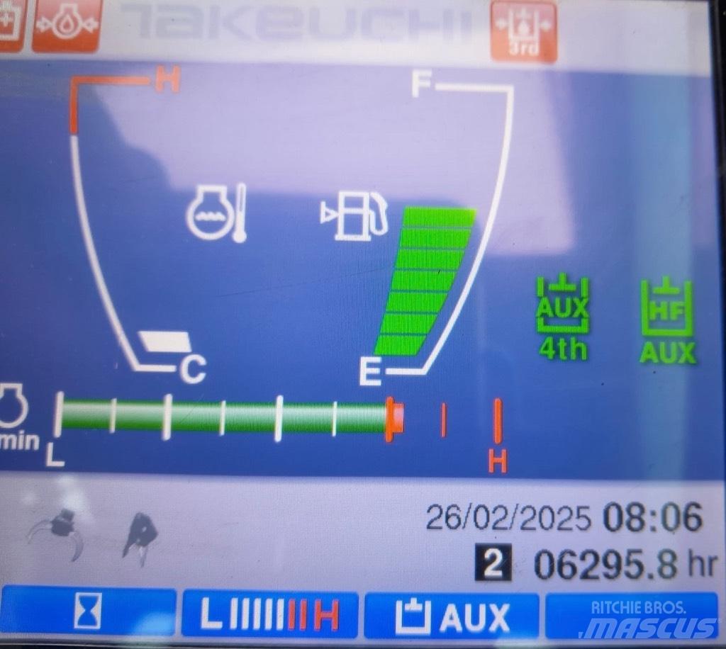 Takeuchi TB 260 Mini ekskavatori < 7 t