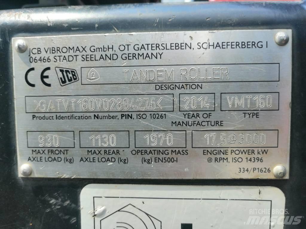 JCB Vibromax vmt 160 Divvalču grunts veltņi