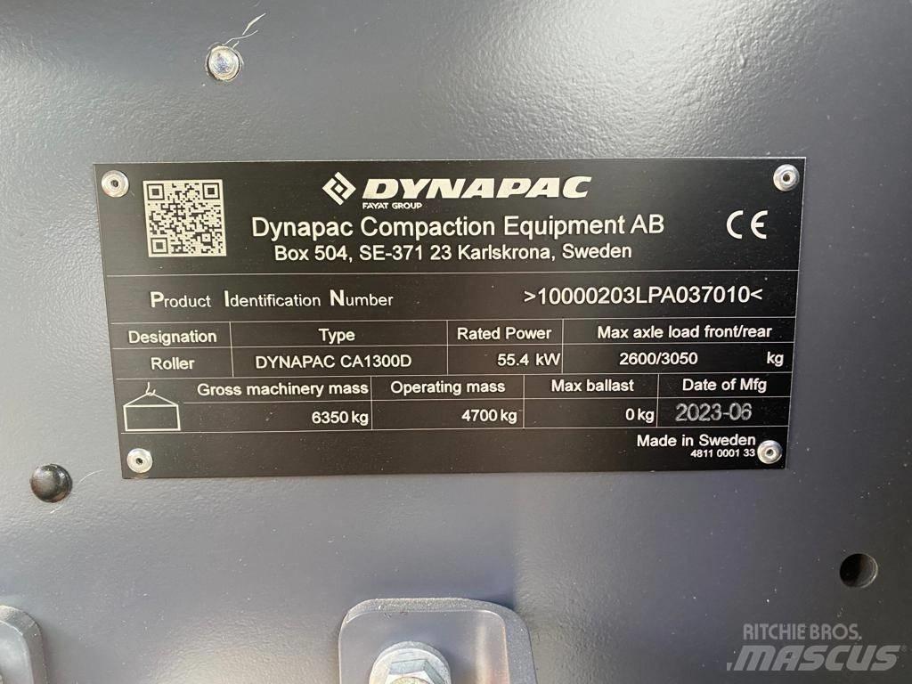 Dynapac CA 1300 D Vienvalča grunts veltņi