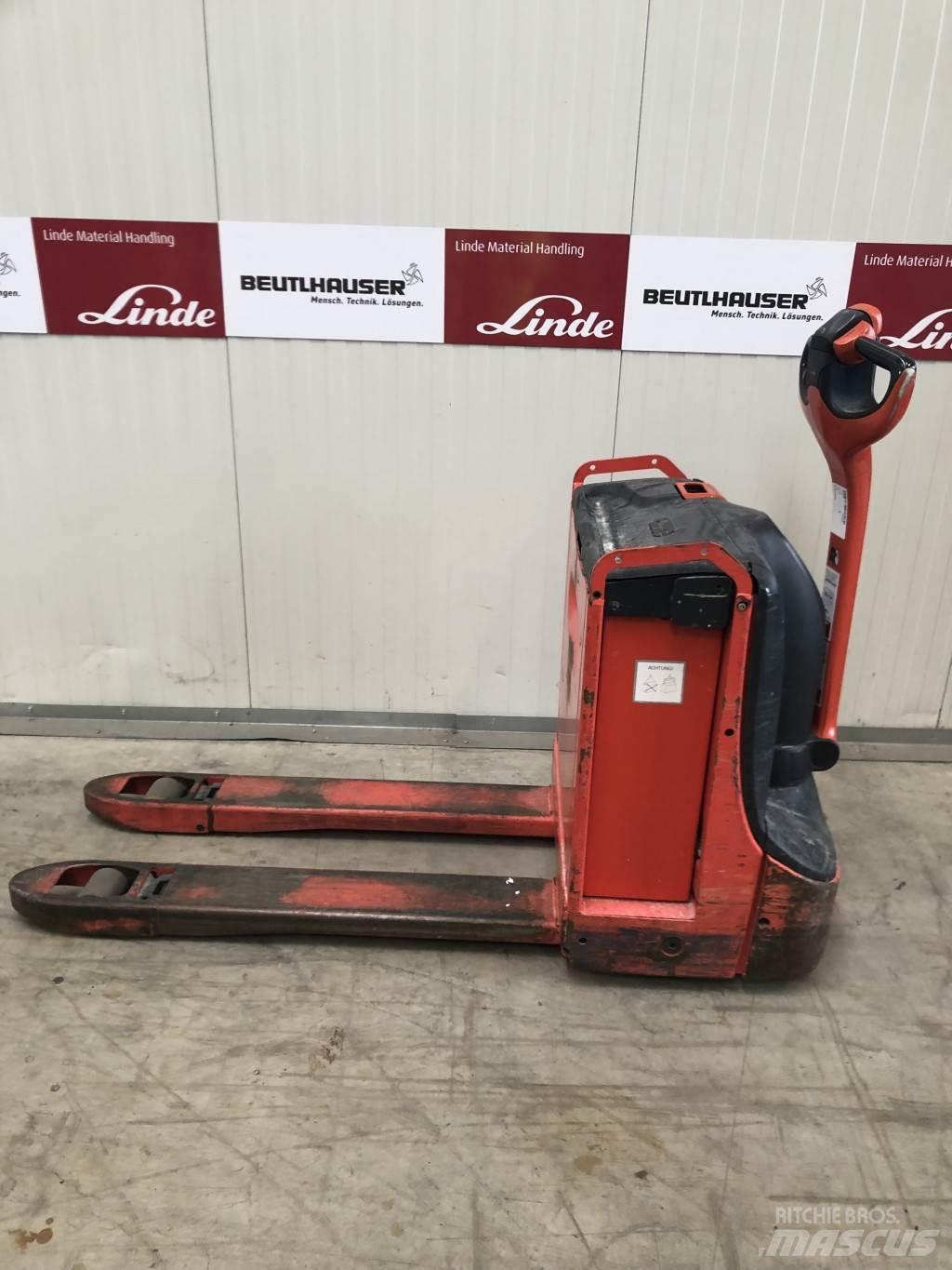 Linde T16 Zemie palešu pacēlāji