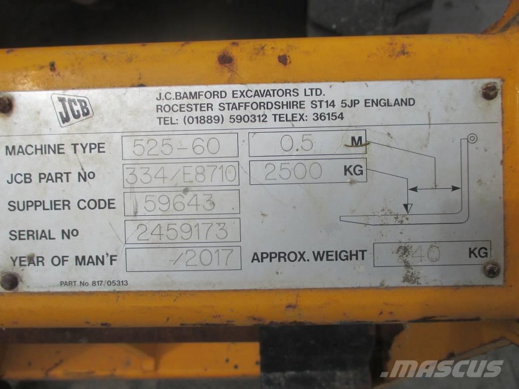 JCB 525-60 Teleskopiskie manipulatori