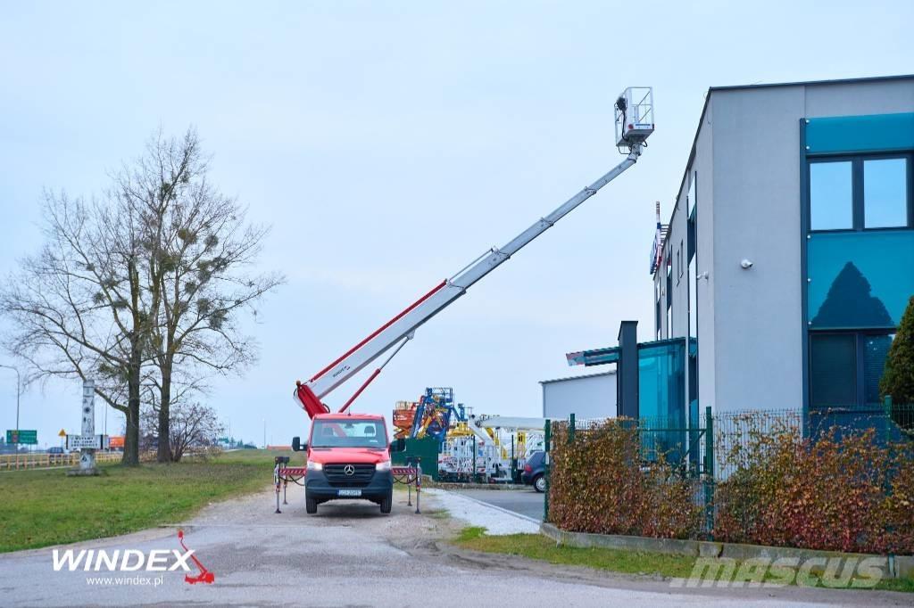 Multitel MTE 270 Pacēlāji uz automašīnas bāzes