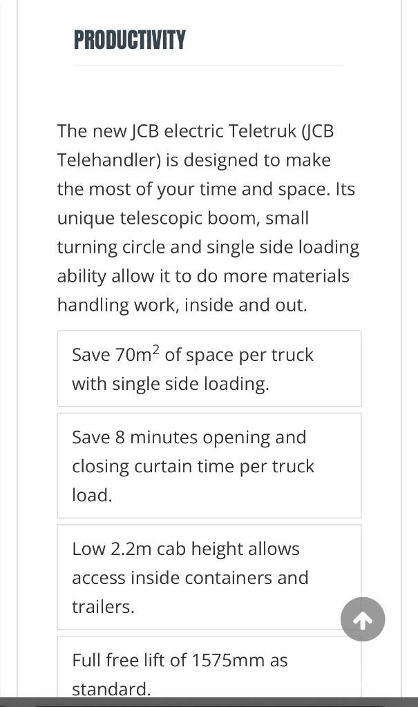 JCB 30-19 E Elektriskie iekrāvēji