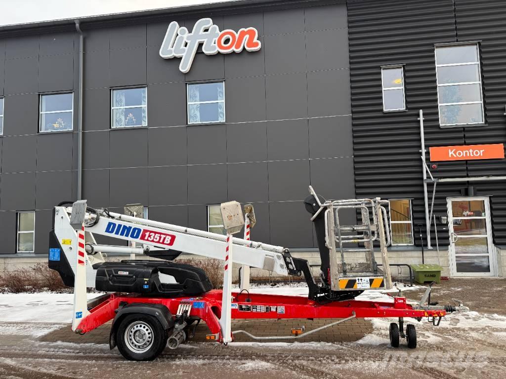Dino 135 TB Pacēlājplatformas - piekabes