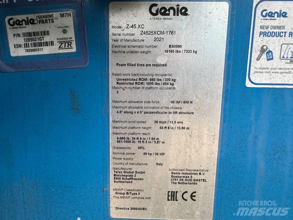 Genie Z 45/25 XC Strēles pacēlāji
