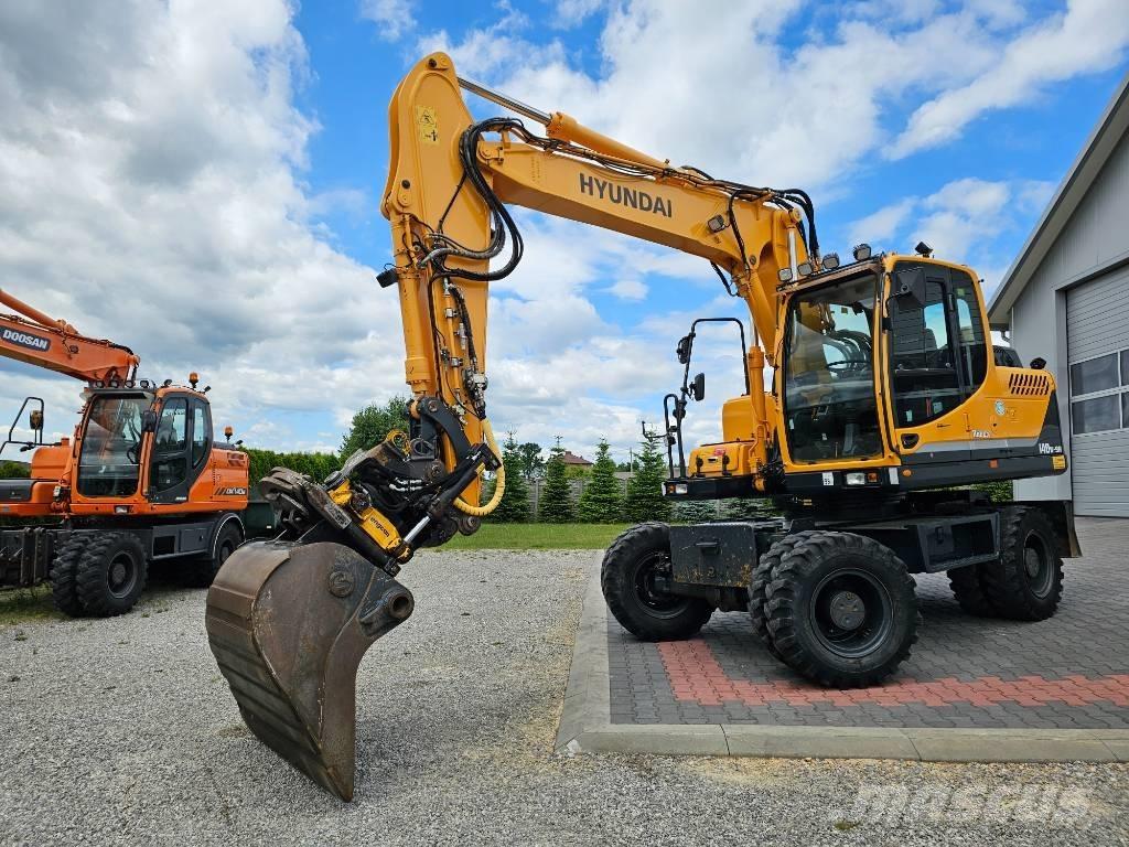 Hyundai 140 W 9 A Ekskavatori uz riteņiem