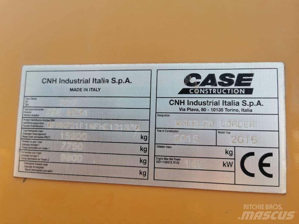 CASE 721F Z-Bar Iekrāvēji uz riteņiem