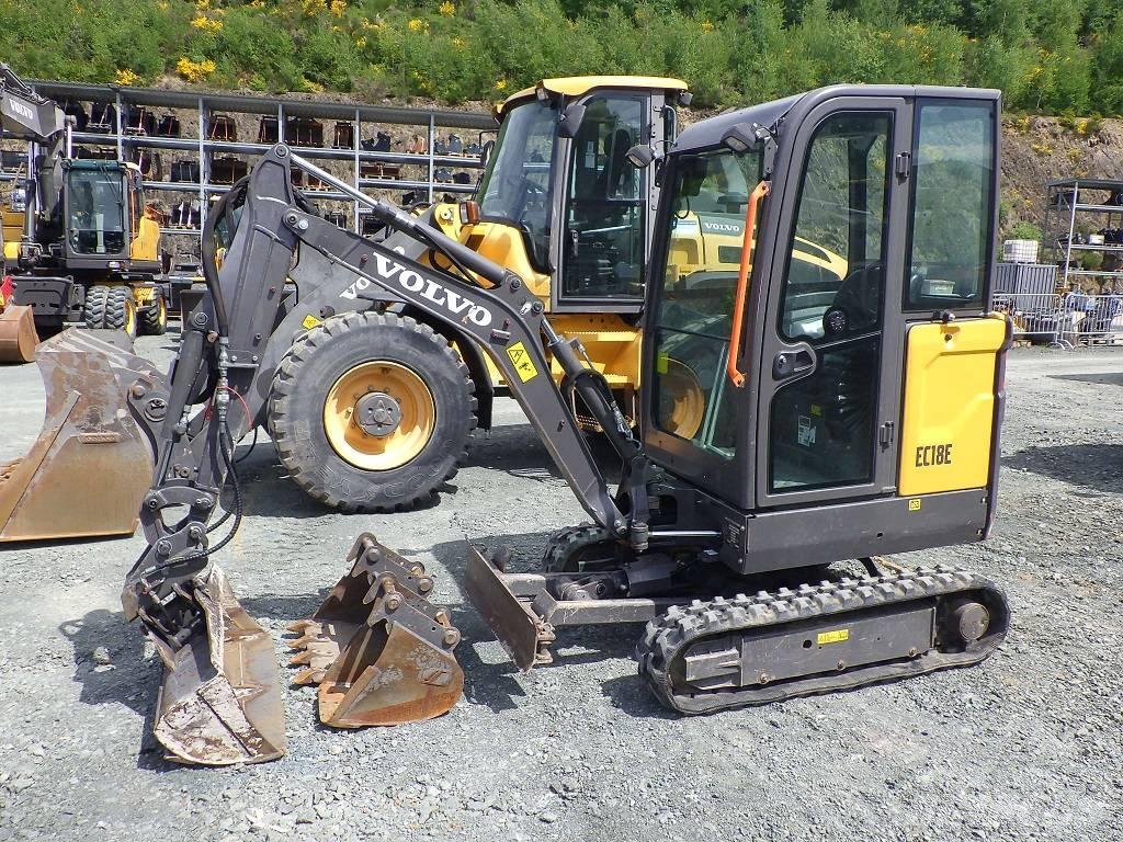 Volvo EC 18 E Mini ekskavatori < 7 t
